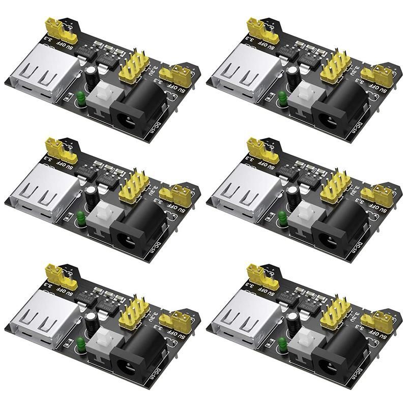 6 Pcs AMS1117-3.3 DC-DC Step-Down Power Module AMS1117-3.3V