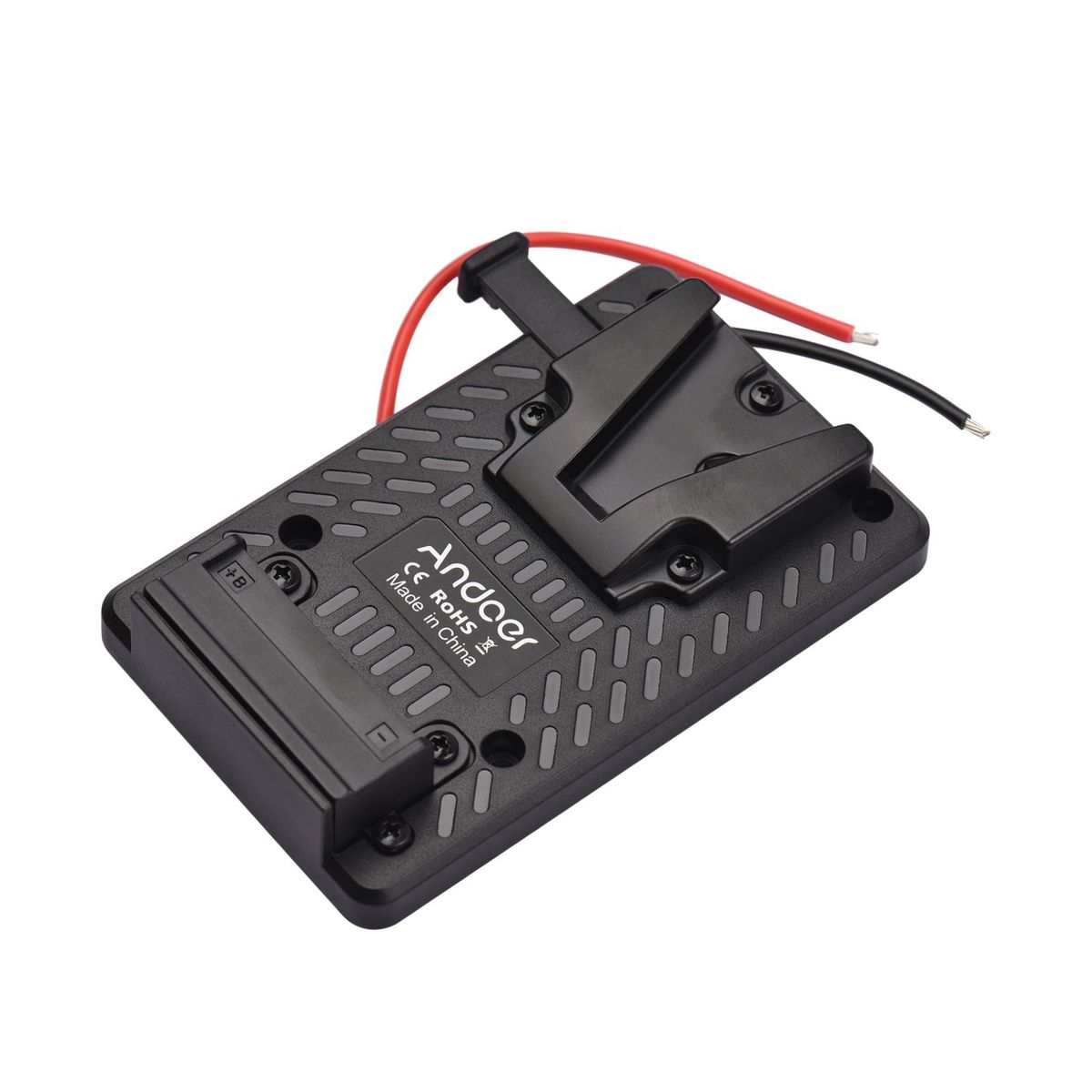 Andoer V-lock Battery Back Pack Plate Adapter Replacement for Sony V-Mount Battery