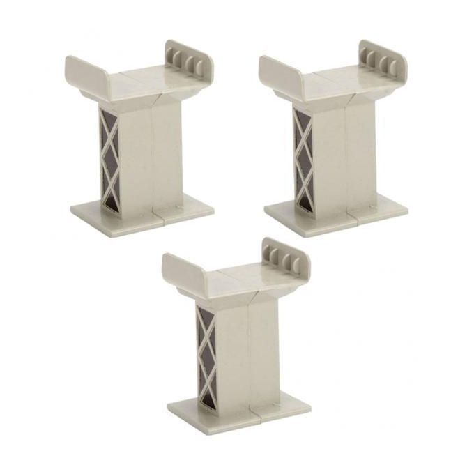 3xTrain Toy Bridge Support Track Railway Train Piers For Kids Style A