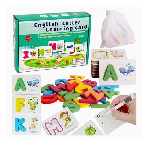 English Letters Learning Alphabet Cards / Alphabet Flashcard