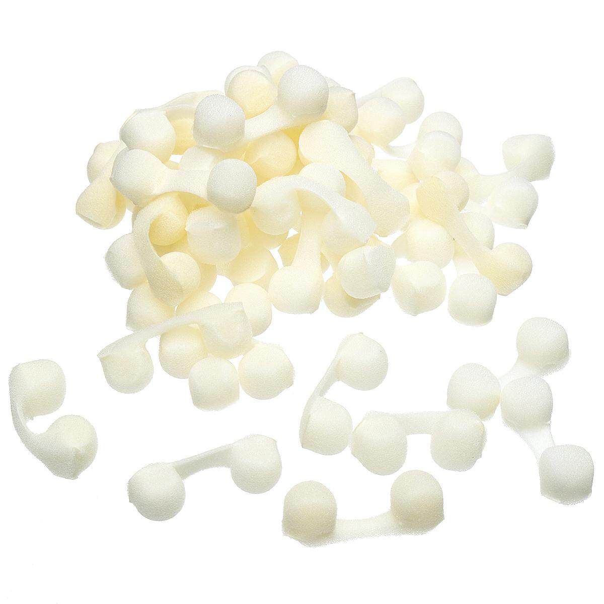 50Pcs Airbrush Sunless Tanning Nasal Plug, Spray Tan Nose Filters White (white)