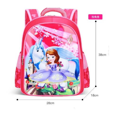 Sofia And Unicorn Medium School Bag