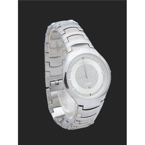 Elegant  Female Silver Wrist Watch -silver