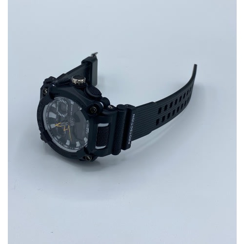 Rubber Strap Double Timer Sport Wrist Watches