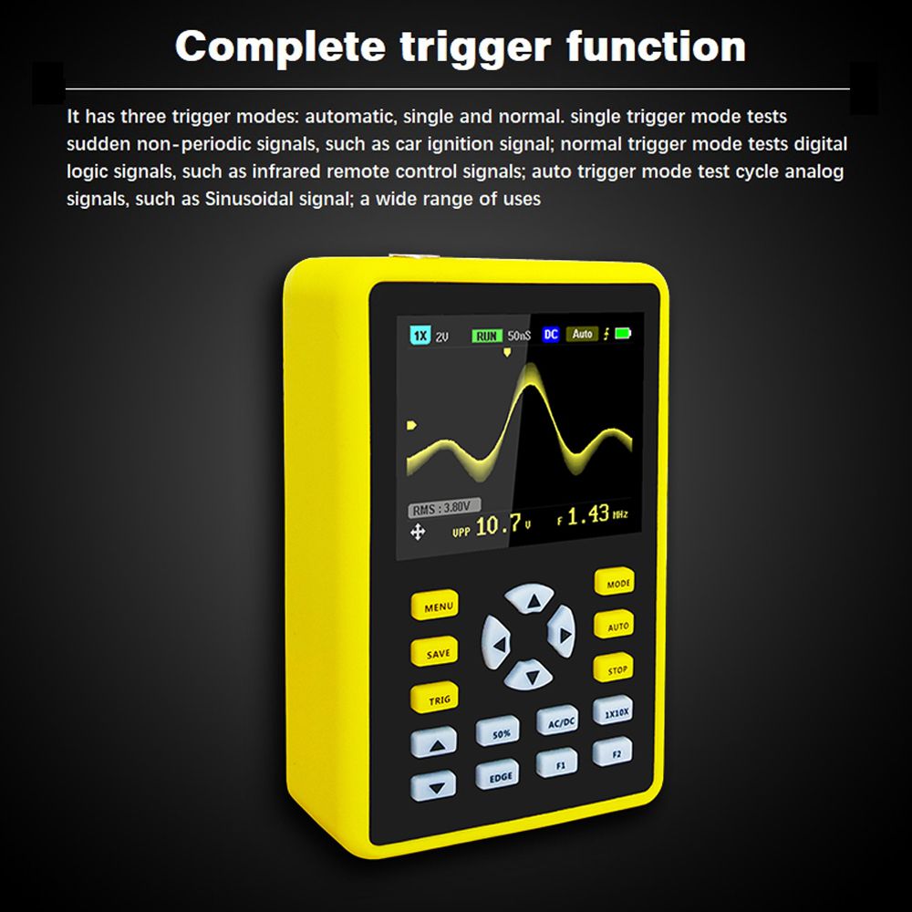 5012H 2.4 Inch Display Screen Handheld Digital Oscilloscope