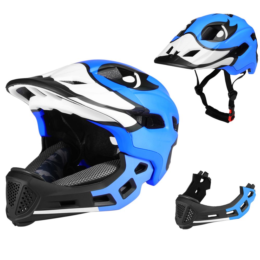 Kids Detachable Full Face Helmet Children Sports Safety