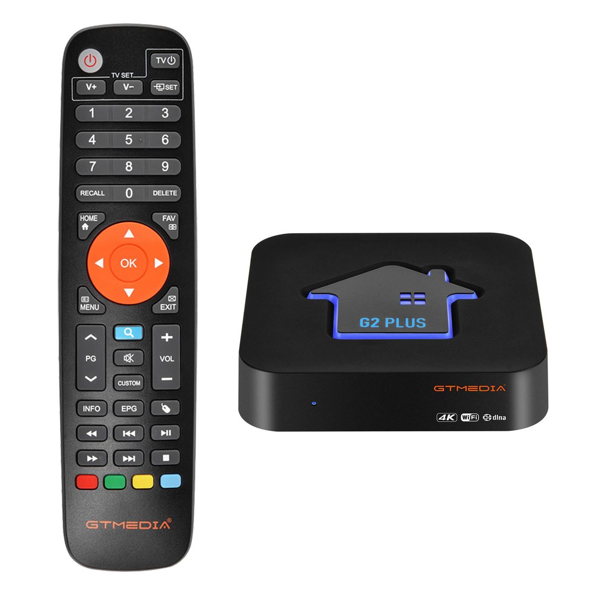 GTMEDIA G2 Plus Android 11.0 Smart TV Box Amlogic S905W2 UHD 4K Media Player 2GB / 16GB 2.4G WiFi DLNA H.265 VP9 HDR10+ Video Player with Remote Control