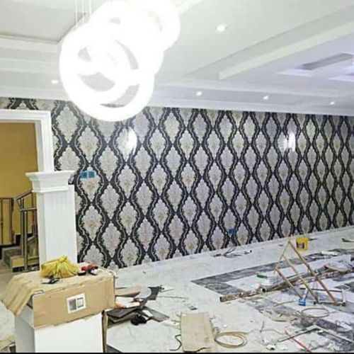 Black Royal Design Wallpaper - 5.3 Square Metres