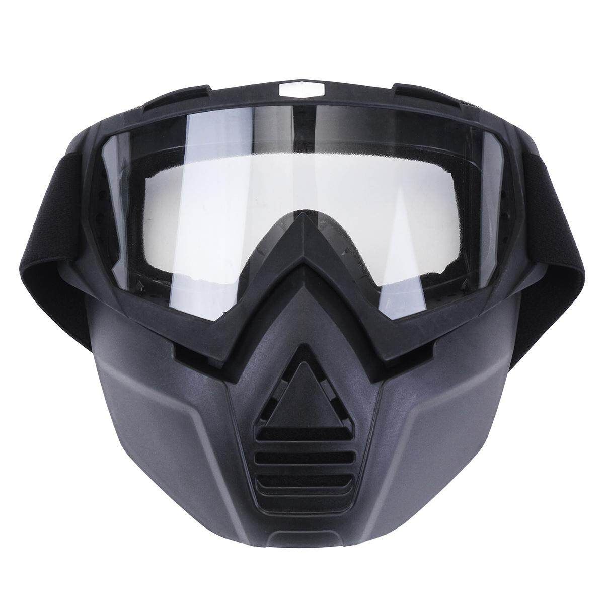 Motorcycle Motocross Face Off Road Racing ATV Dirt Glasses Eyewear Transparent