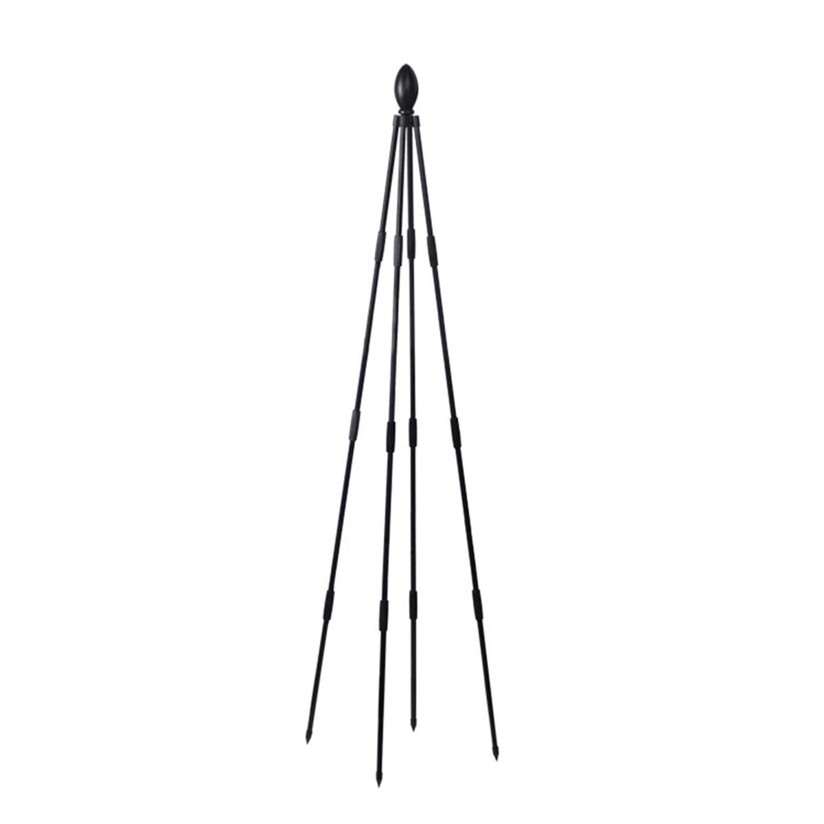 Climbing Vine Rack Plant Climbing Frame Obelisk Trellis Black