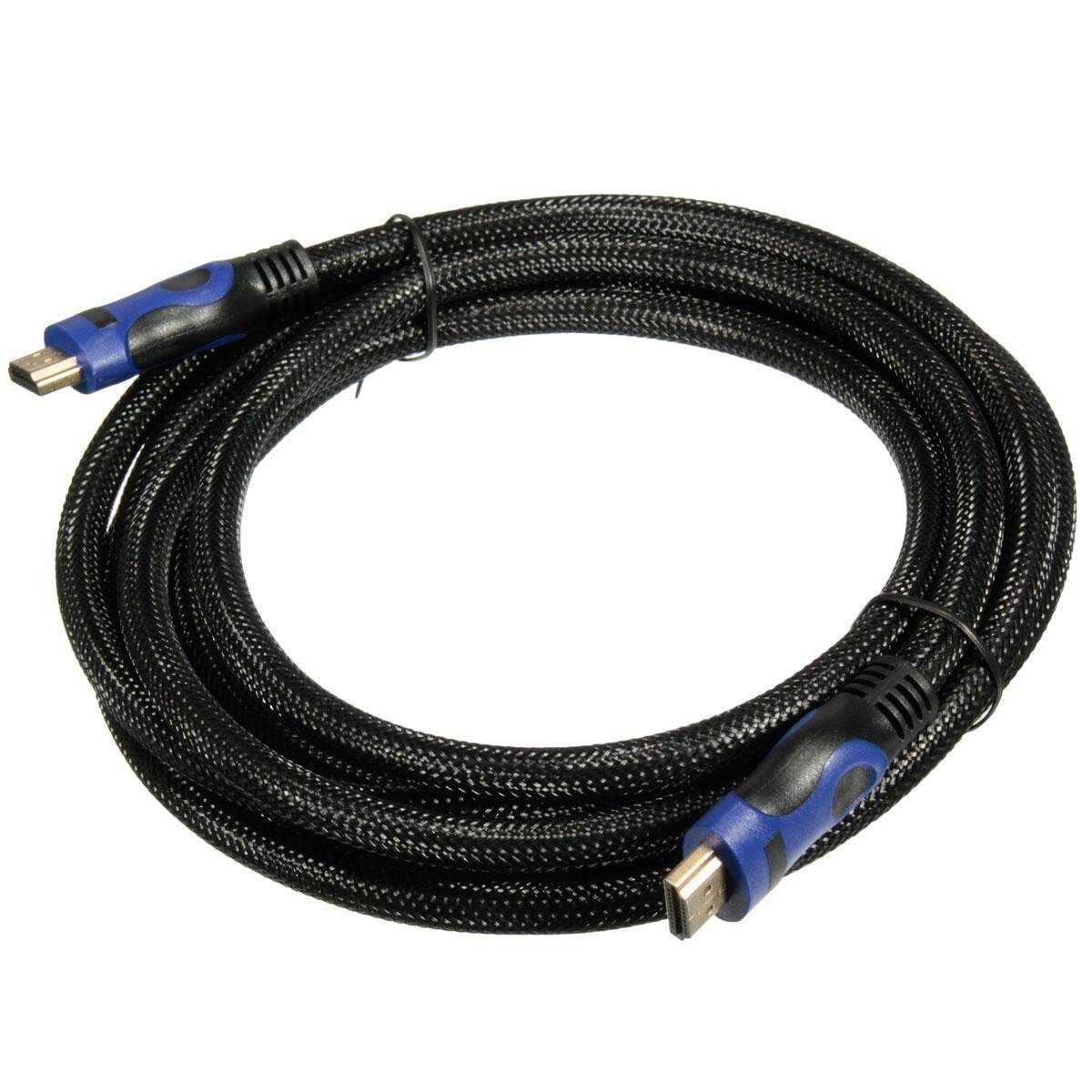 1.4V 1m 3m 5m HDMI High Speed Video Cable Lead For Full HD HDTV 3D 1440P/1080P 1m