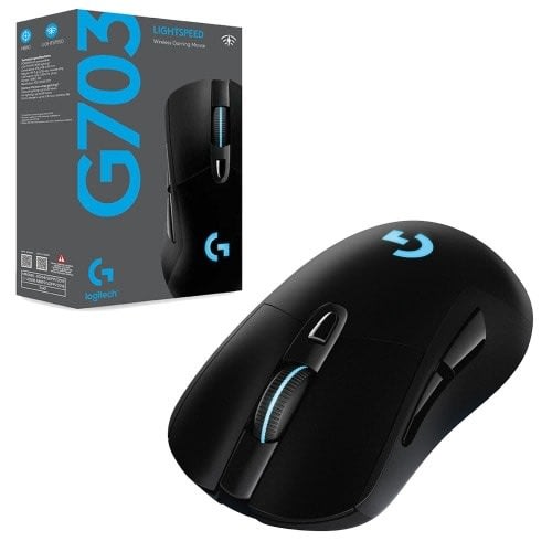 G703 Lightspeed Wireless Gaming Mouse - Black.