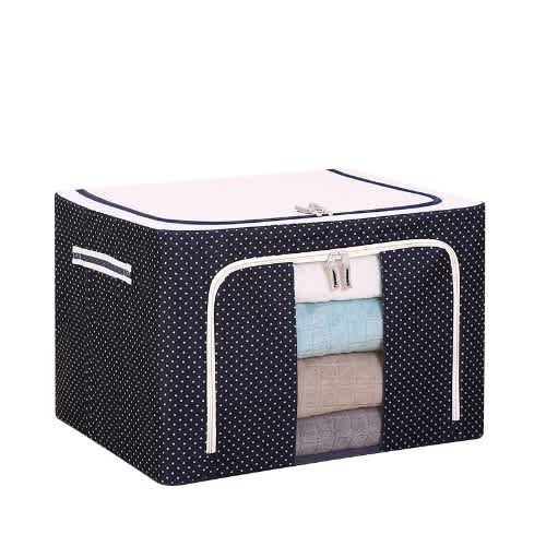 Foldable Storage Box With Steel Frame