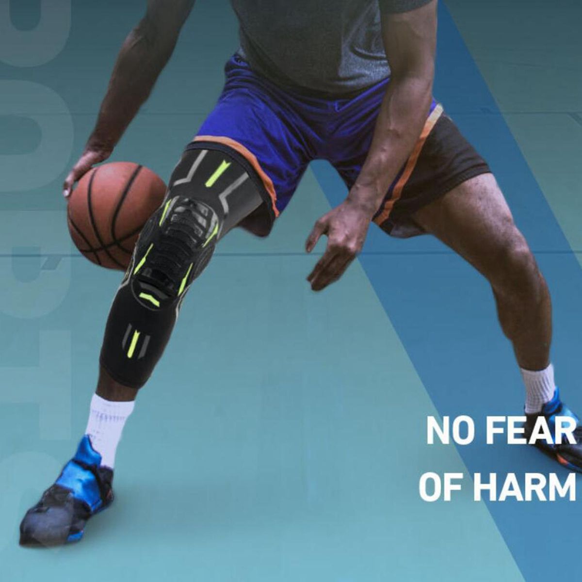 Knee Elbow Safety Guard Body Protective Gear Knee Black XL