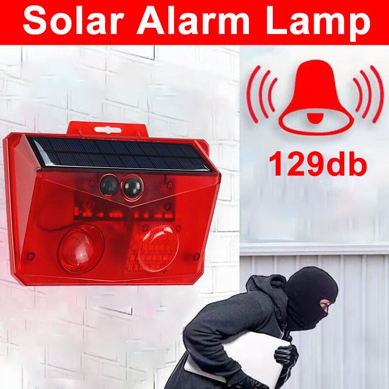 32LED Solar Wireless Waterproof Security System Alarm PIR