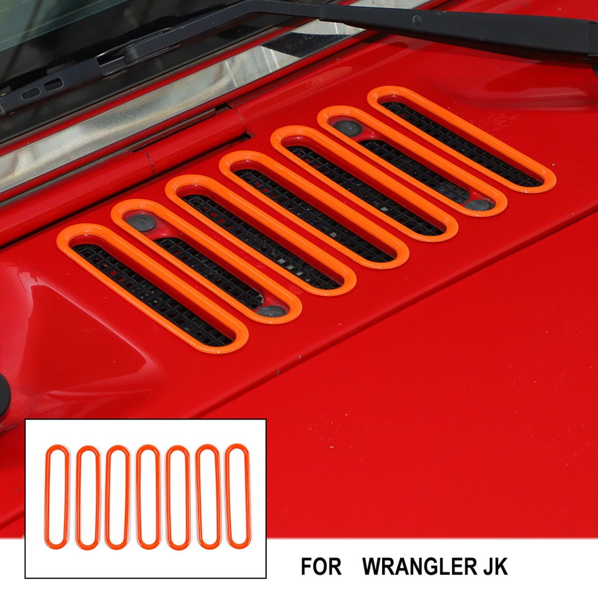 Engine Hood Air Inlet Vent Cover Bezel Trim Exterior