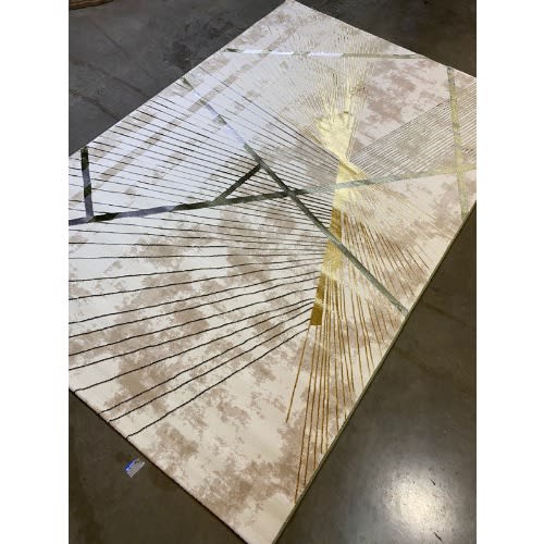 Turkish Retro Shades Center Rug - 7 By 10 Feet Size