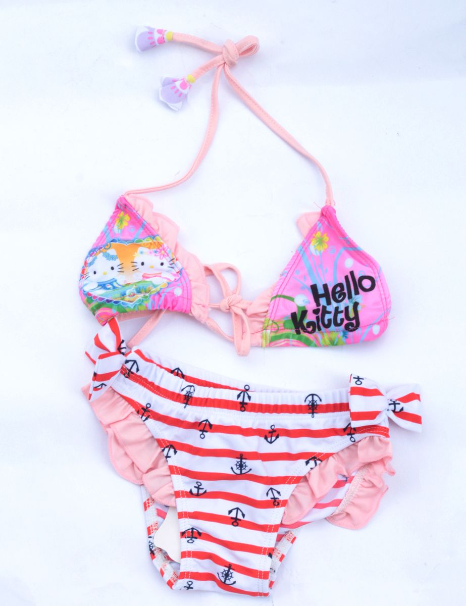 Girls 2pcs Swim Wears - Multi