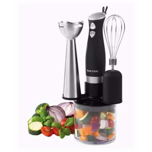 Salter Hand Blender - Chopper & Mixer Set - 350W - EK2827RV2 - 3-in-1