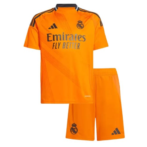 Kids Real Madrid 20242025 Latest Away Jersey - Top  Shorts
