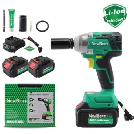 Cordless Impact Wrench-with Two Batteries