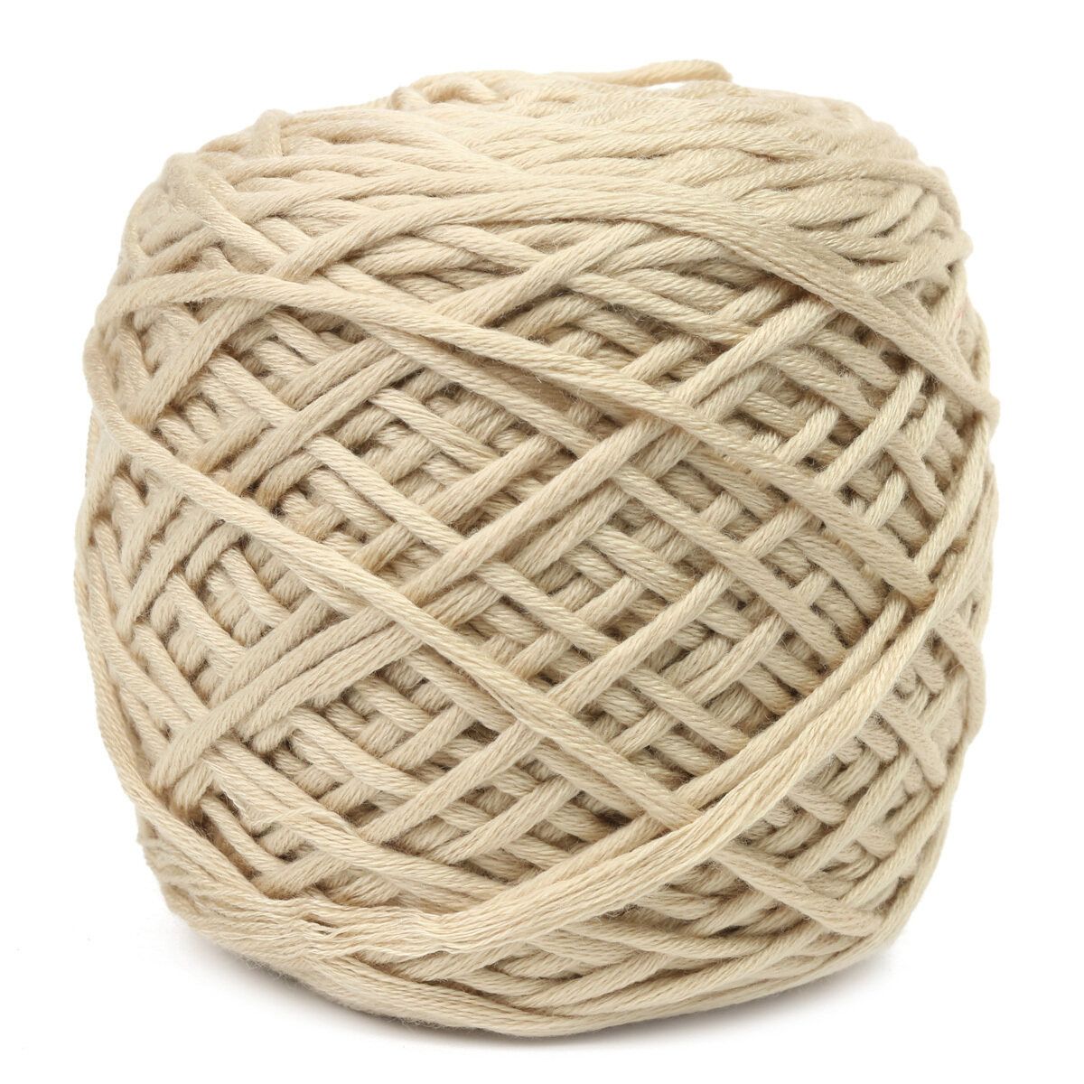 200g Smooth Cotton Natural Double Knitting Wool Yarn Ball 05 #05