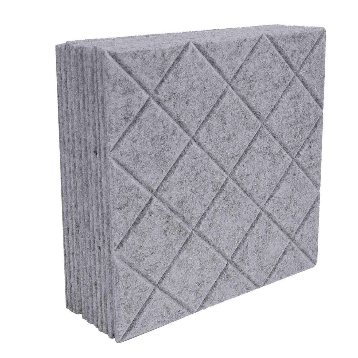 12 Pack Acoustic Panels Grid Shape Sound Proof
