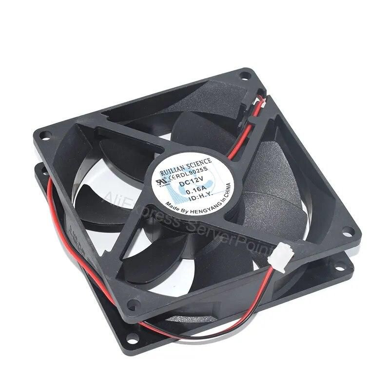 Original authentic for RDL9025S 9025 DC12V 0.16A 90*90*25MM 2 line refrigerator fan