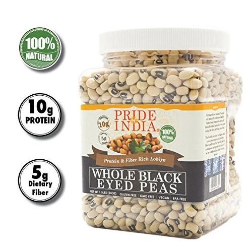 Whole Black Eyed Peas Prote & Fiber Rich Lobiya 3.3lb 1.5kg