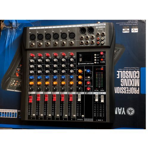 6 Channel Mixer With Bluetooth, Effect And USB