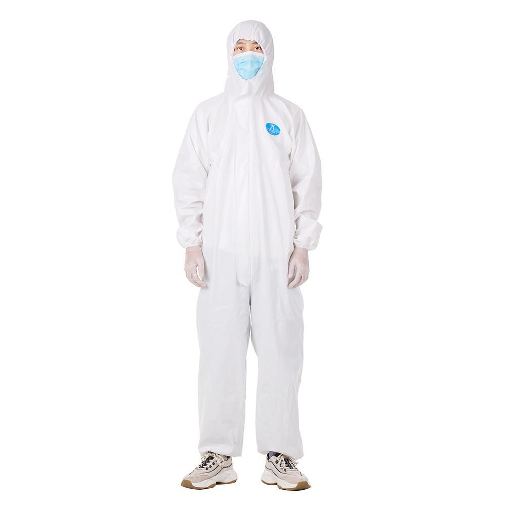 Coverall Disposable Anti-epidemic Isolation Suit Prevent Invasion for Staff Protective Clothing Dust-proof Coveralls Antistatic