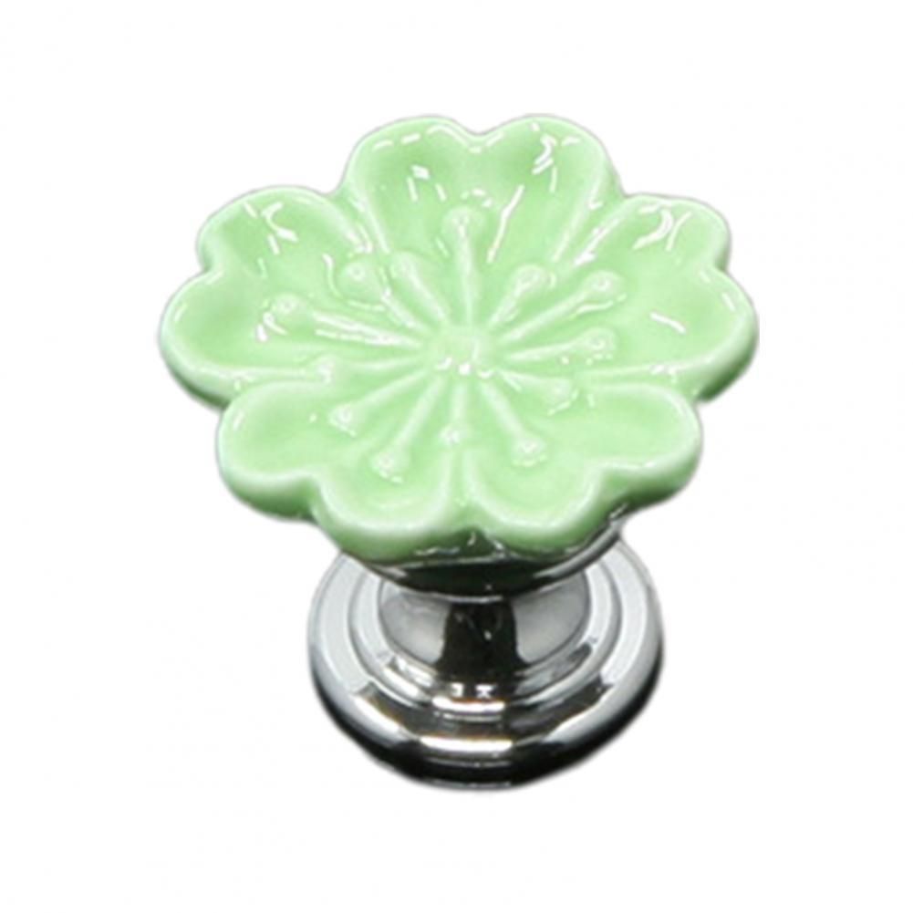Unique Drawer Knob Durable Portable  Pull Handle Vivid Flower Shape Drawer Pull   For Dorm  Drawer Pull
