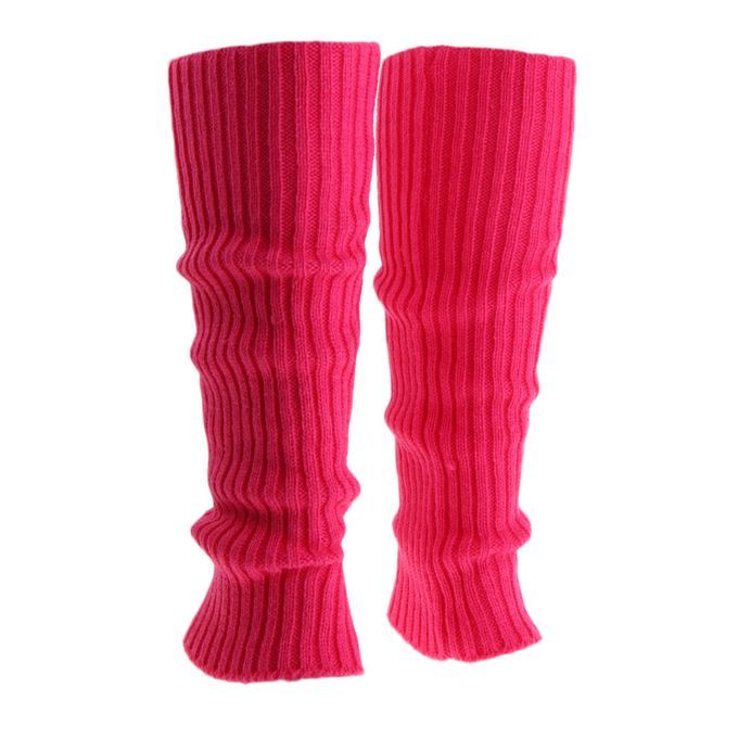 Women's Winter Warm Knit Leg Warmer Crochet Leggings Dance Boot Rose