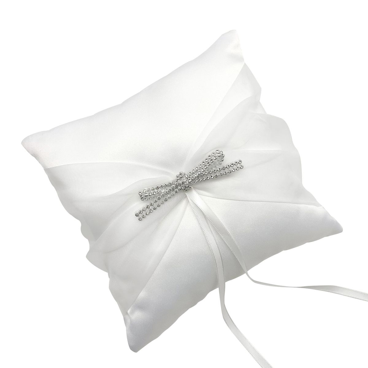 Wedding Ring Pillow Ring Bearer Pillow Cushion Lace Ribbon