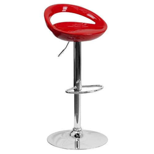 Bar Stool Kitchen Chair - Red