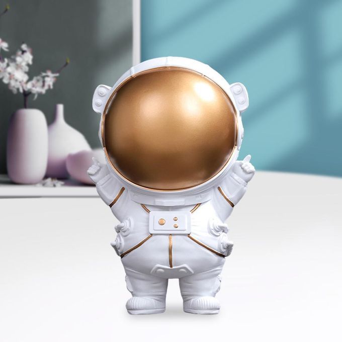 1pc Astronaut Figurines Handmade Hotel Bedroom TV Shelf Stand S