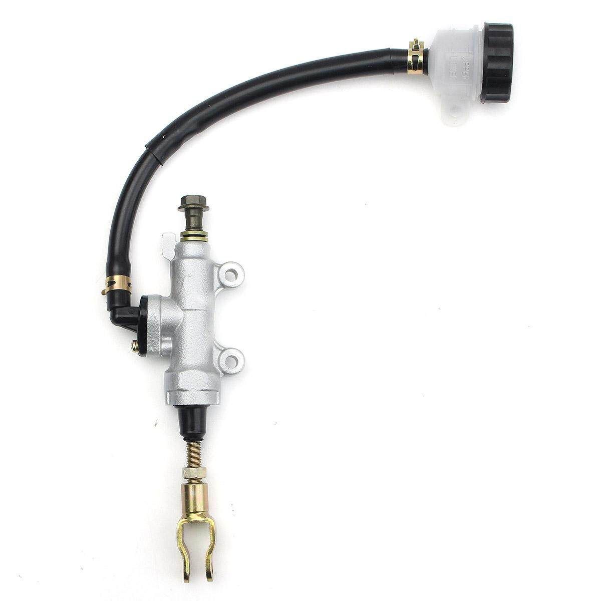 Rear Foot Brake Master Cylinder Pump With Reservoir ATV Quad Go Kart Motorcycle
