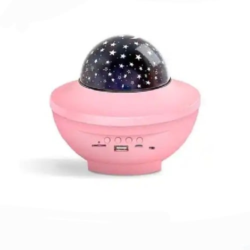 Bluetooth Music Projector Disco Light Led Xy 918 Pink