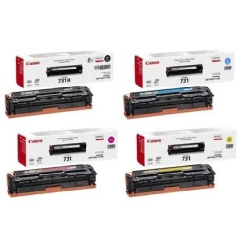 Canon 731 Toner Cartridge - Black - Cyan - Magenta - Yellow For Canon LBP7100CN- LBP