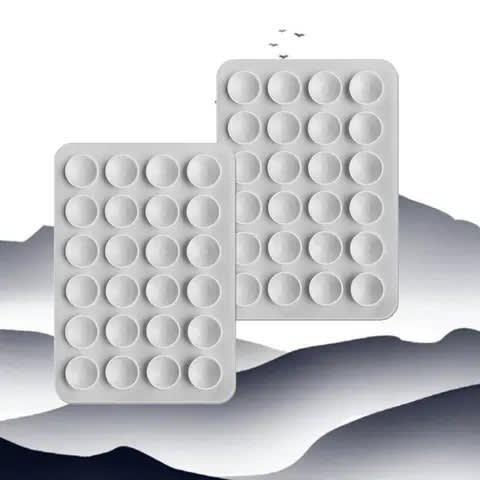 Universal Silicone Phone Holder Suction Anti-slip - White