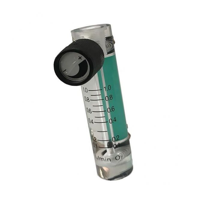 6X Oxygen Flow Meter Flowmeter With Control Valve For Oxygen Air 0