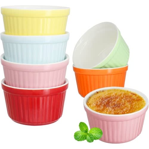 Ceramic Ramekin Bowls - Set Of 6