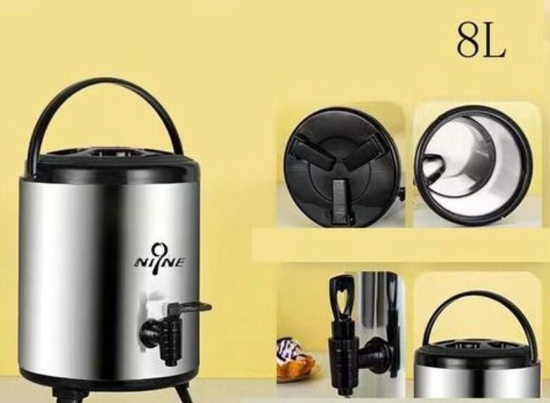 Milk Tea Bucket 8L { Heat Insulation Barrel }