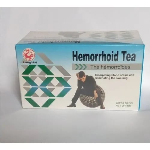 Long Hai Hemorrhoid Tea For Pile Cure - 1 Pack - 20 Tea Bags