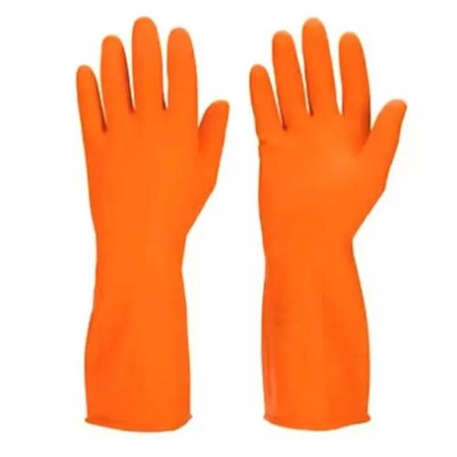 Industrial Rubber Hand Gloves - 12 Pairs