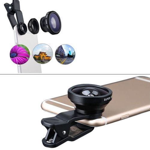 ENHANCED 3-in-1 Multifunctional Phone Lens Kit Fish Lens