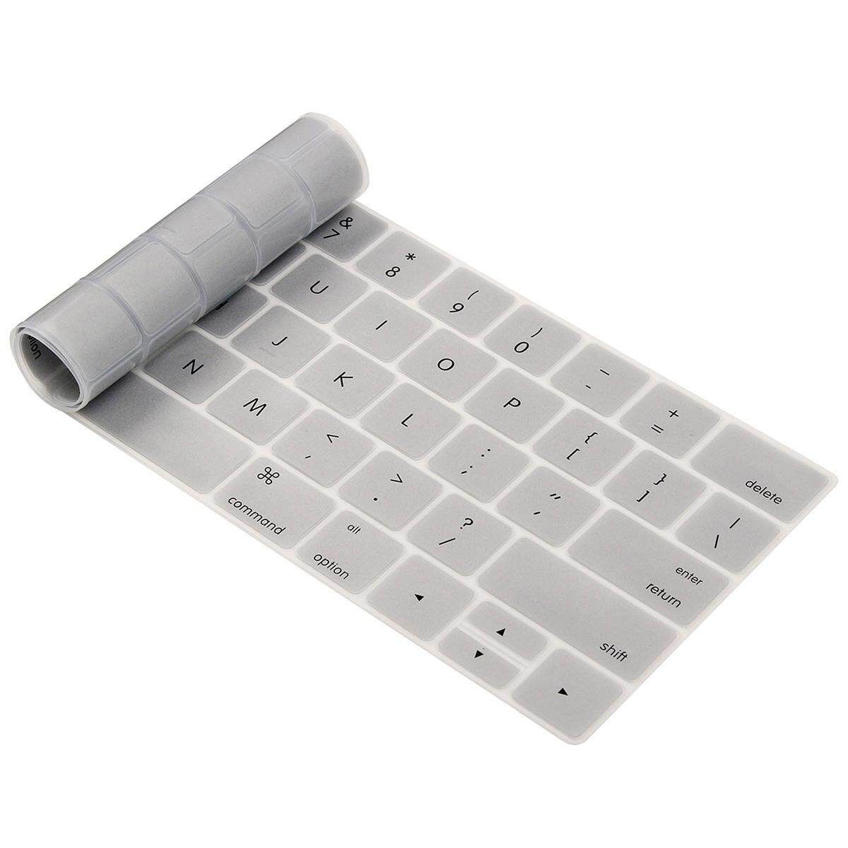 Silicone Laptop Keyboard Cover Skin For 2016 New Macbook Pro Retina 13" 15" US Silver Silver (silver)