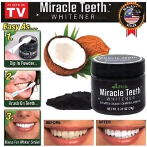 Miracle Teeth Whitener - 20g