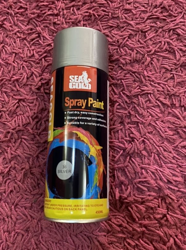 Car Scratch Spray Paint-silver