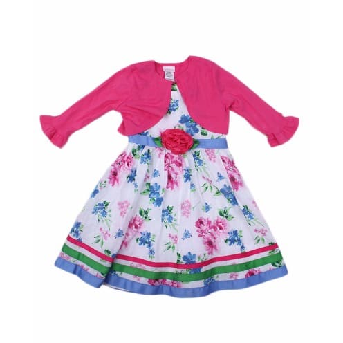 Floral Dress with a Bolero